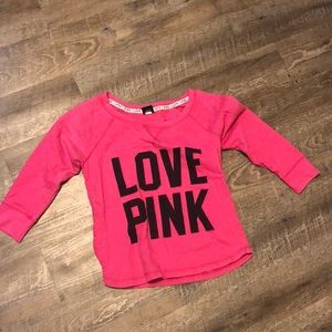 Pink and black Long sleeve PINK top